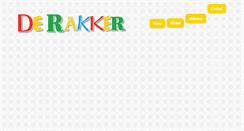 Desktop Screenshot of derakker.be